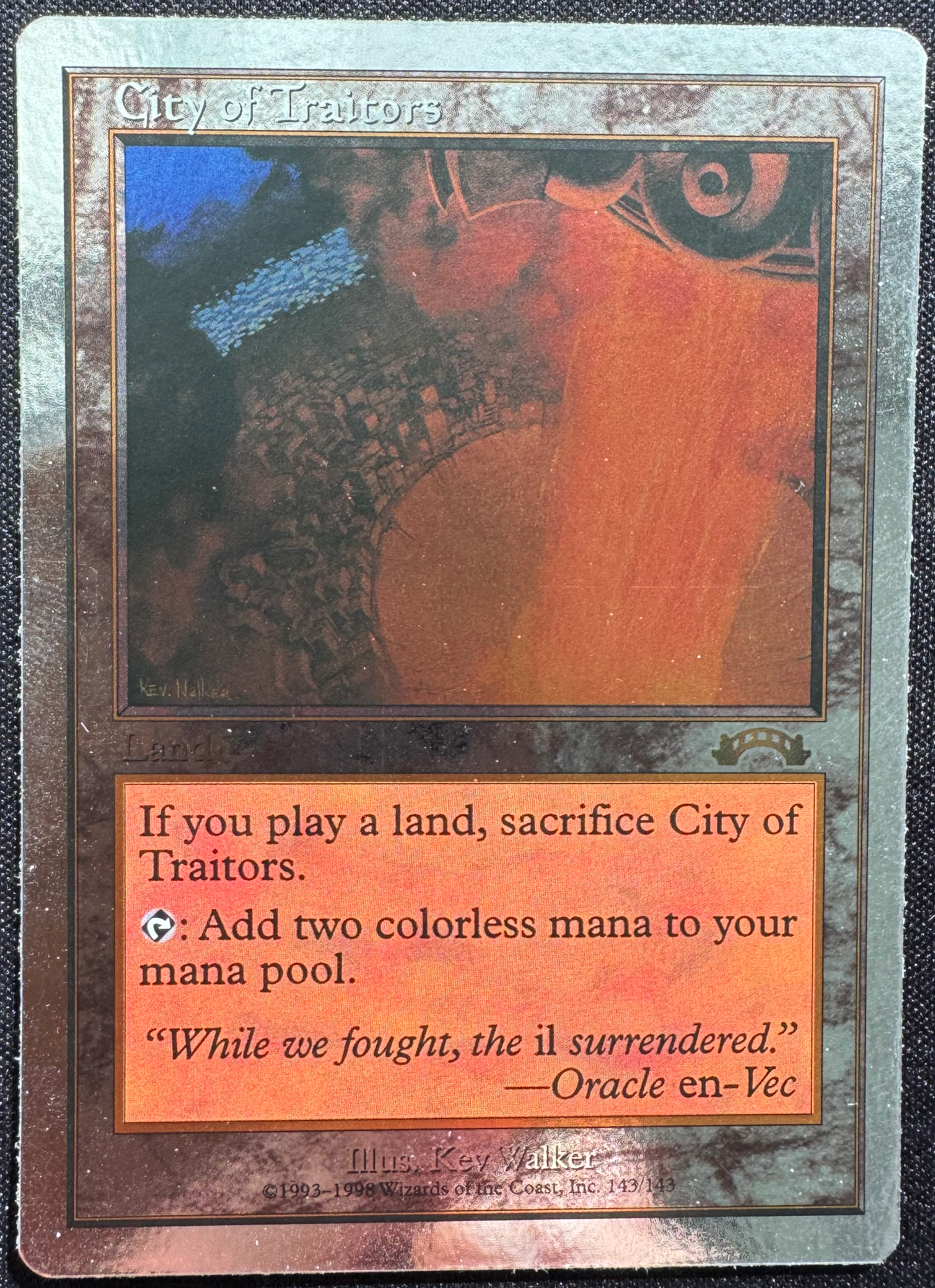 City of Traitors Foil Test Print (Rounded Corners)