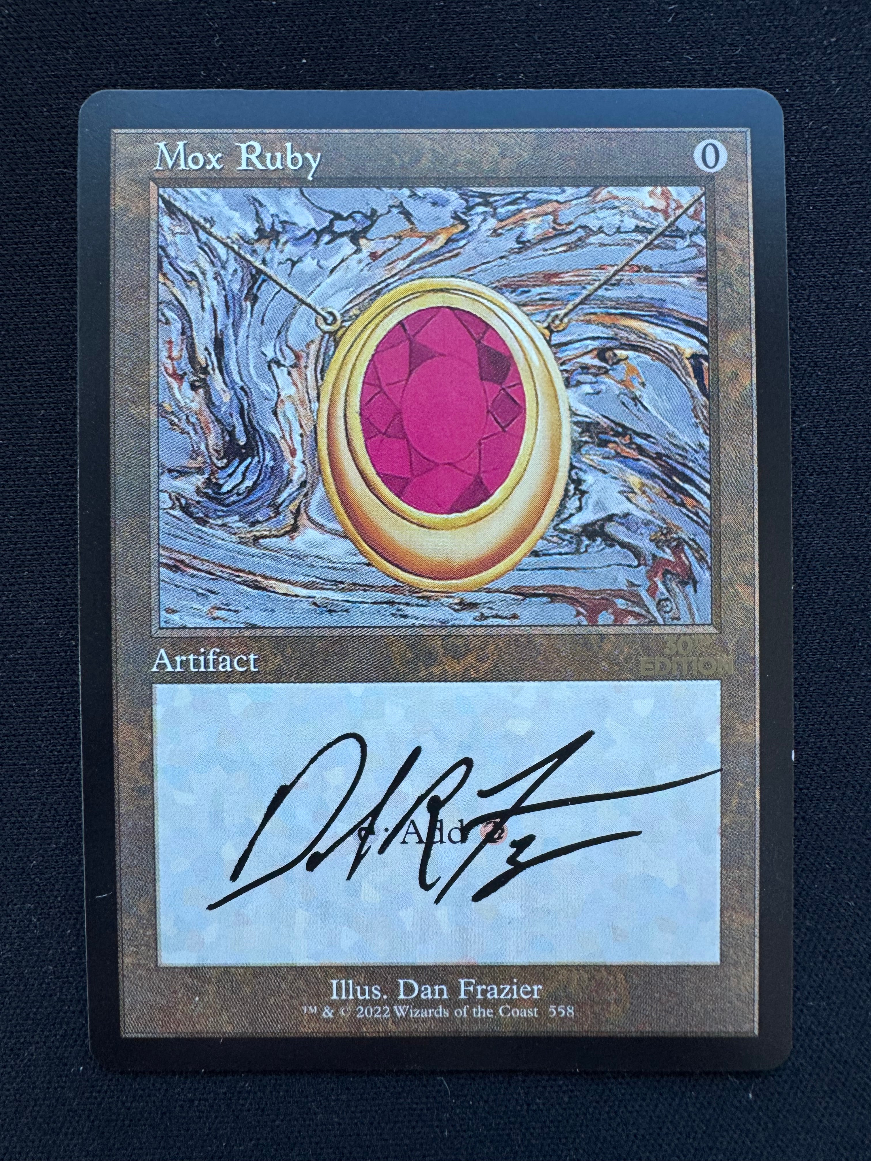 Mox Ruby - Artist Proof 30th Anniversary Edition Retro Frame