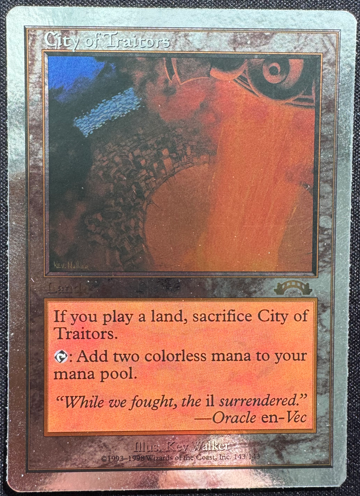 City of Traitors Foil Test Print (Rounded Corners)