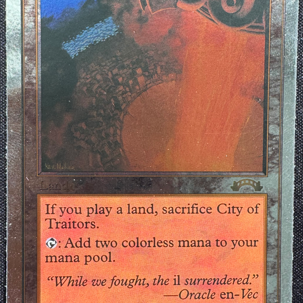 その他 City of Traitors Foil Sorcery TCG City of Traitors Foil Test Print (Rounded Corners)
