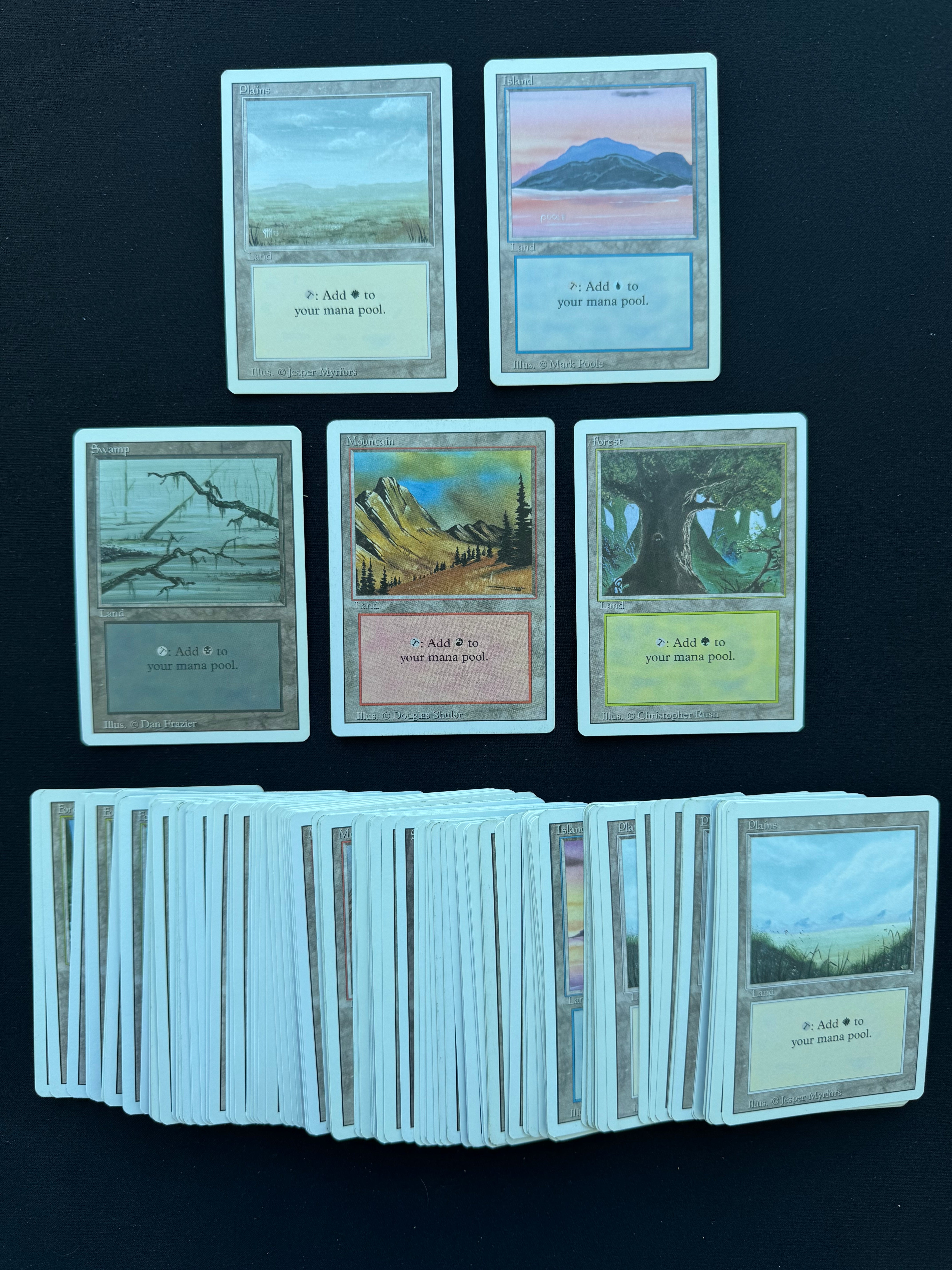 Revised Edition Basic Land Lot