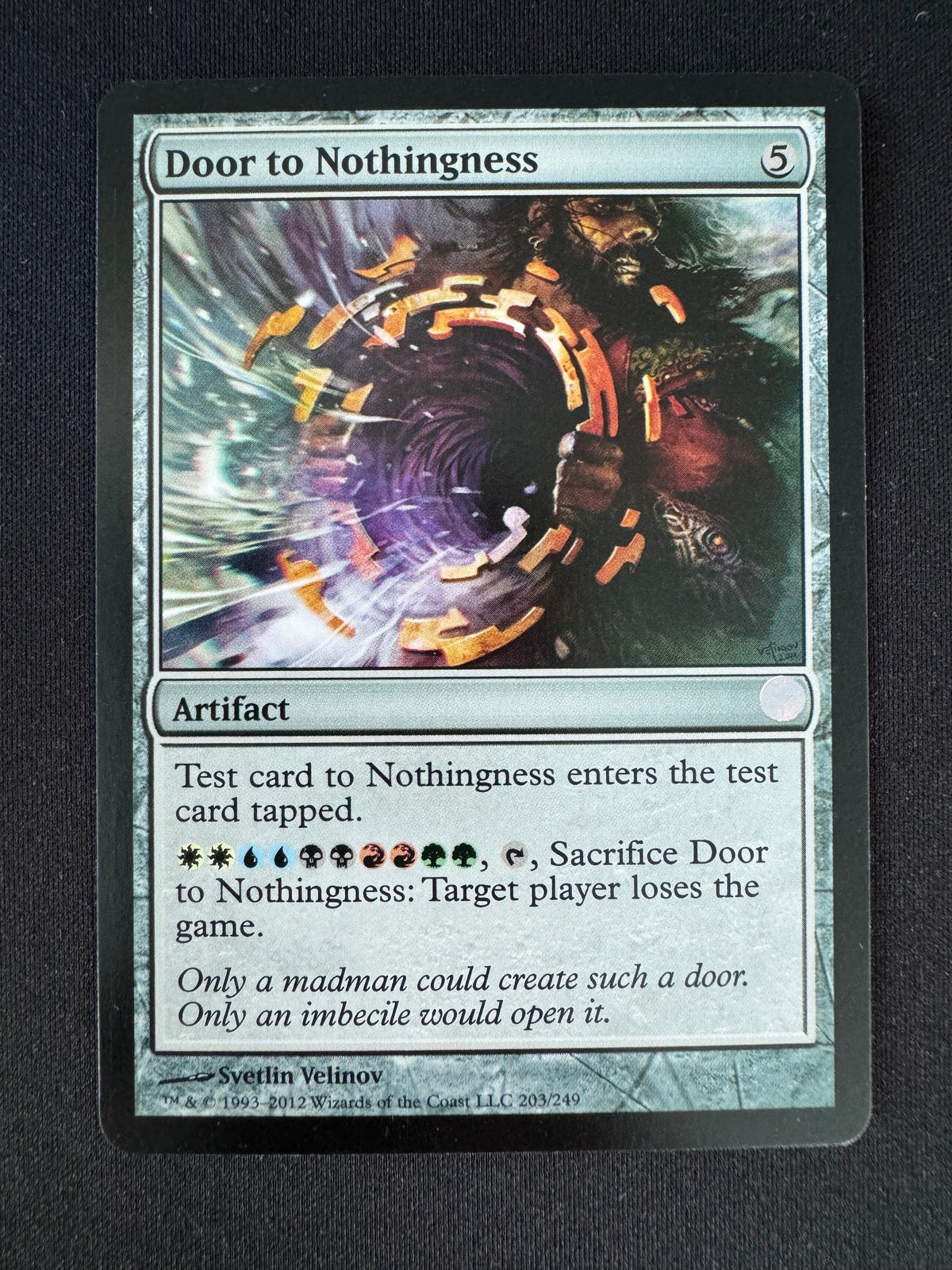 mtg door cards Test Print - M15 copy written or trademarked Disney Lorcana TCG fans CardID:BLUE:-1 MTG March of the Machine