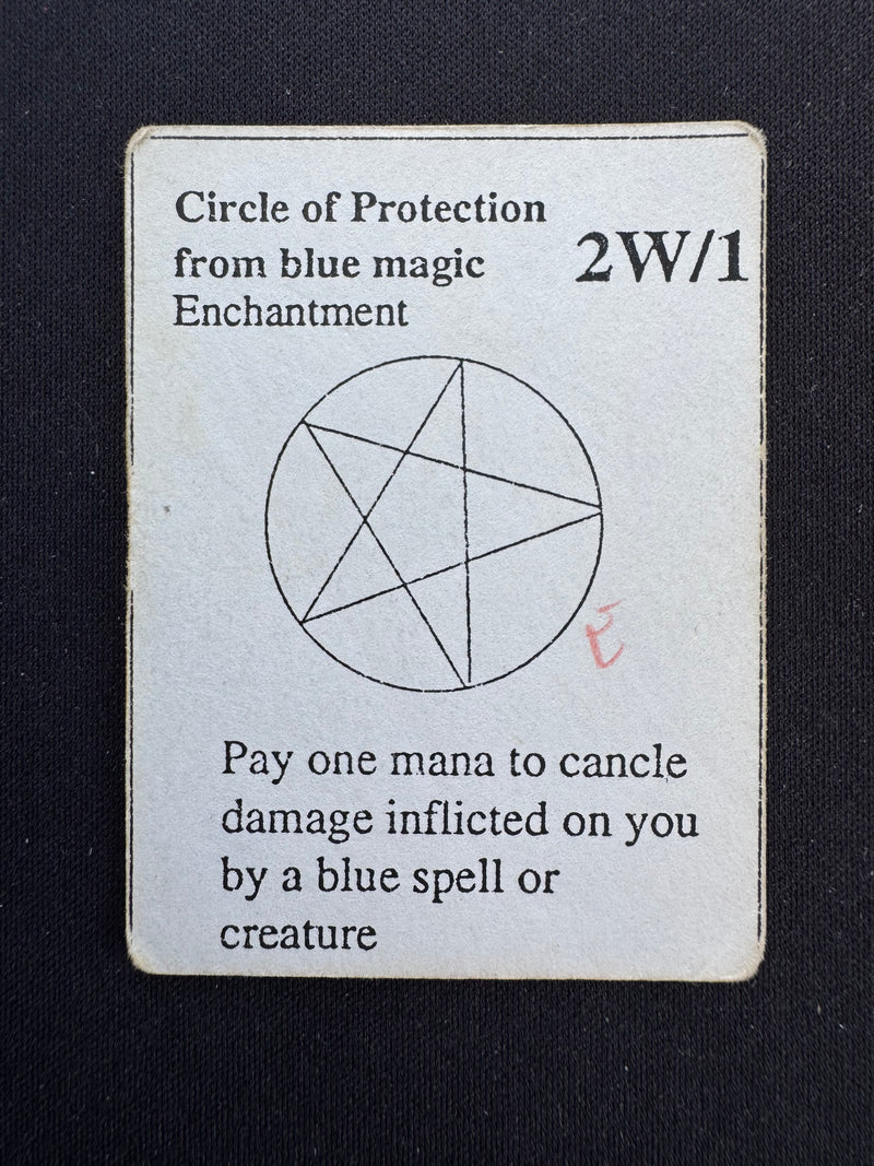 Circle of Protection: Blue (Gamma Playtest)