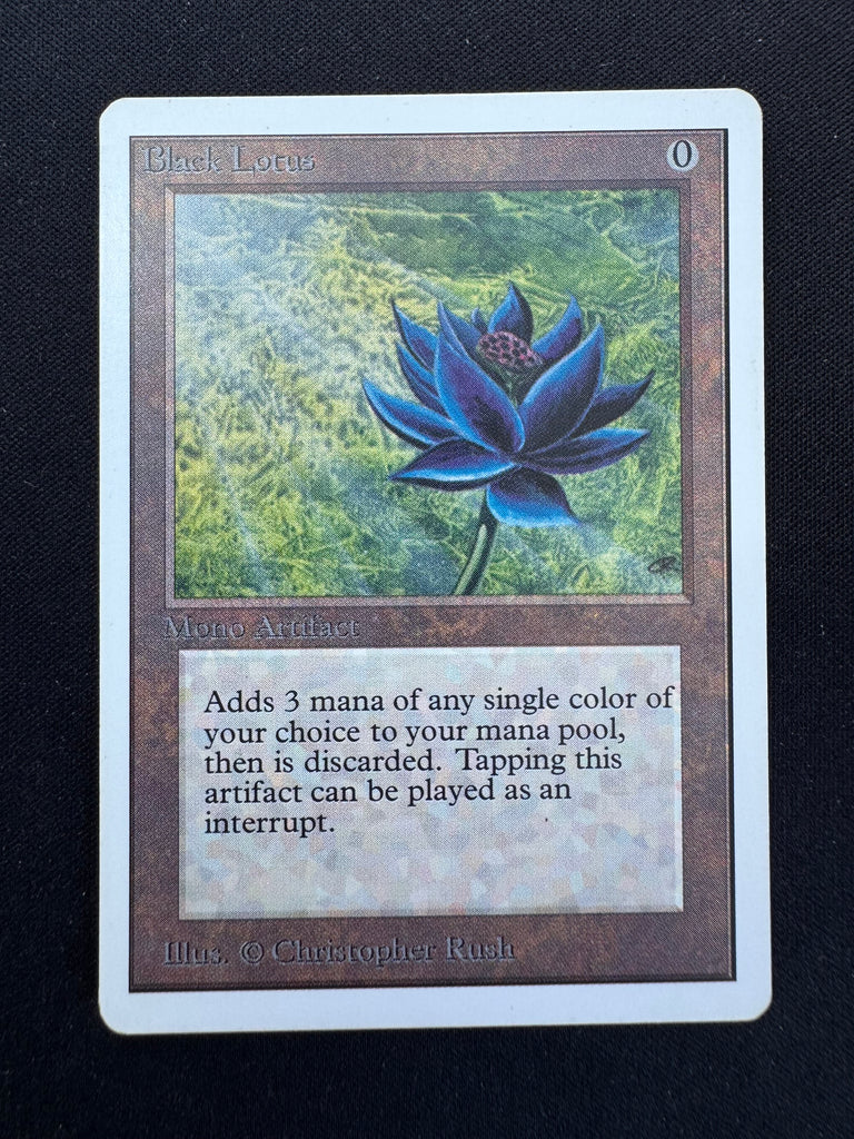 大判カード Black Lotus 6x9 1996 scrye 1枚 MTG Black Lotus (Scrye Magazine) - Oversize Cards - Magic: The