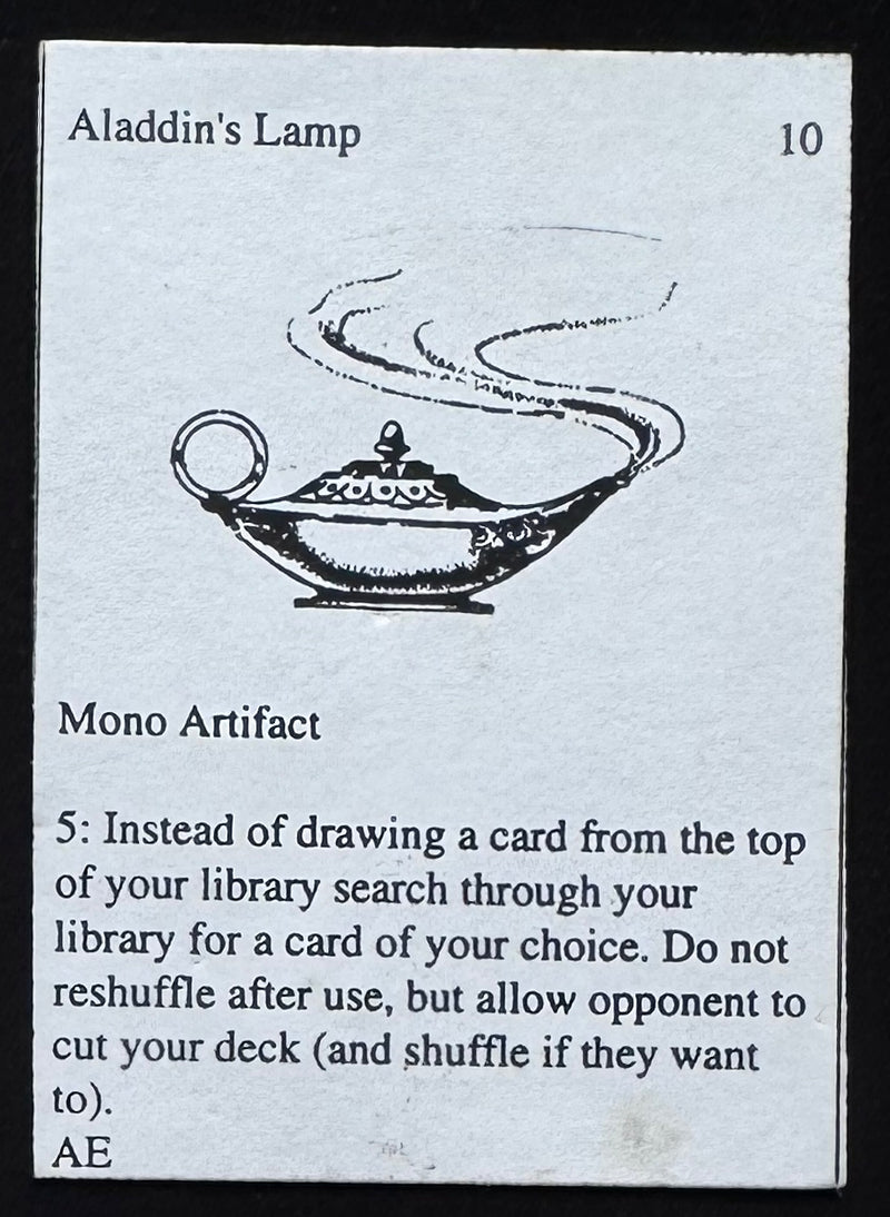 Aladdin's Lamp (Arabian Nights Playtest)