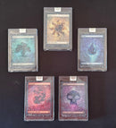 Test Print - Swarovski Crystal - Basic Land Set Final Version