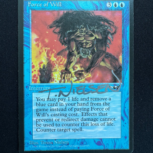 force of will mtg card Magic the Gathering Counter target spell. Force of Will - Artist