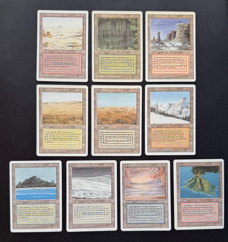 Revised Edition Dual Land Set (10 cards) Revised Edition Dual Land Set (10 cards)