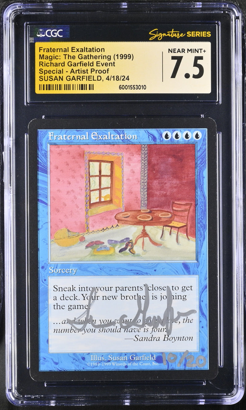 Garfield Event Card - Fraternal Exaltation Artist Copy Garfield Event Card - Fraternal Exaltation Artist Copy