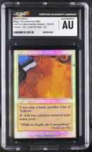 City of Traitors Foil Test Print (Square Corners)