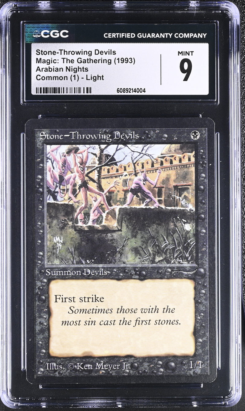 stone throwing devils mtg card (new) Art of Ken Meyer Jr. Online Store Powered by Storenvy Mint / near mint condition trading card Stone-Throwing Devils (light) - Arabian