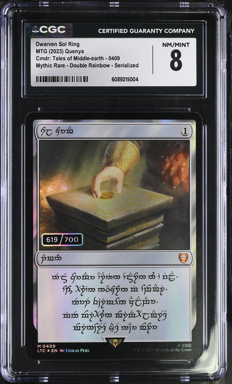 Quenya Dwarven Sol Ring - Foil - Serialized (LTR)