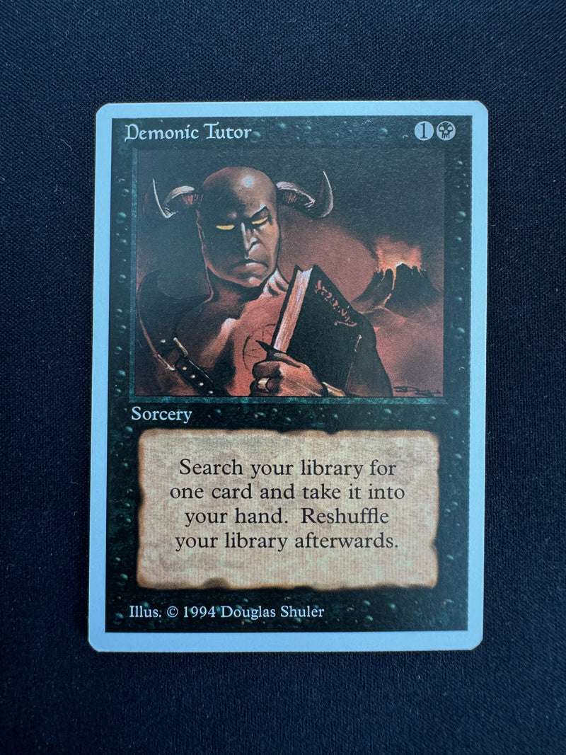 demonic tutor mtg card Demonic Tutor