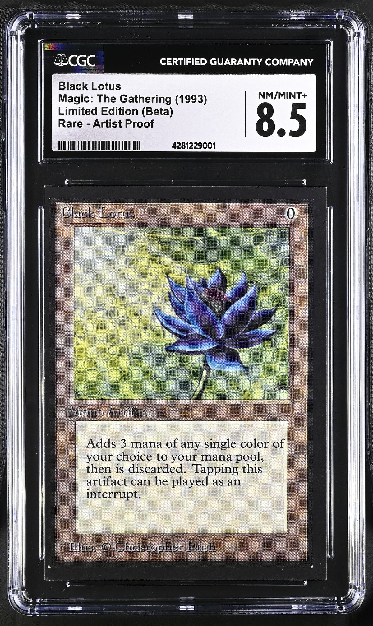 mtg beta black lotus card Black Lotus