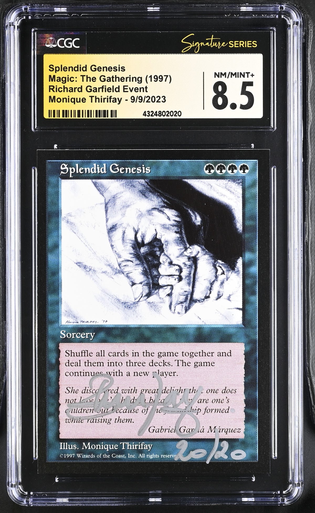 Garfield Event Card - Splendid Genesis Artist Copy