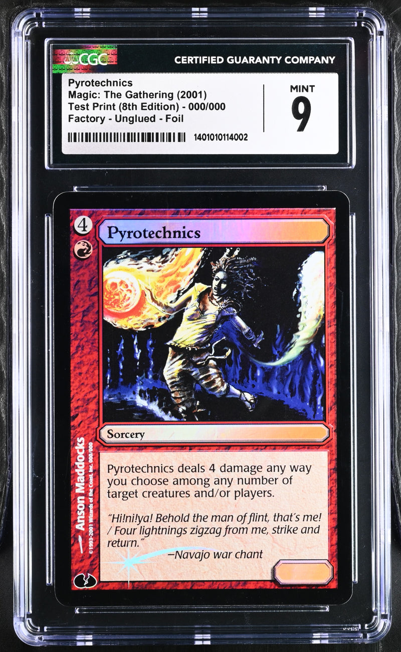 Test Print - 8th Edition - Pyrotechnics Foil Test Print - 8th Edition - Pyrotechnics Foil