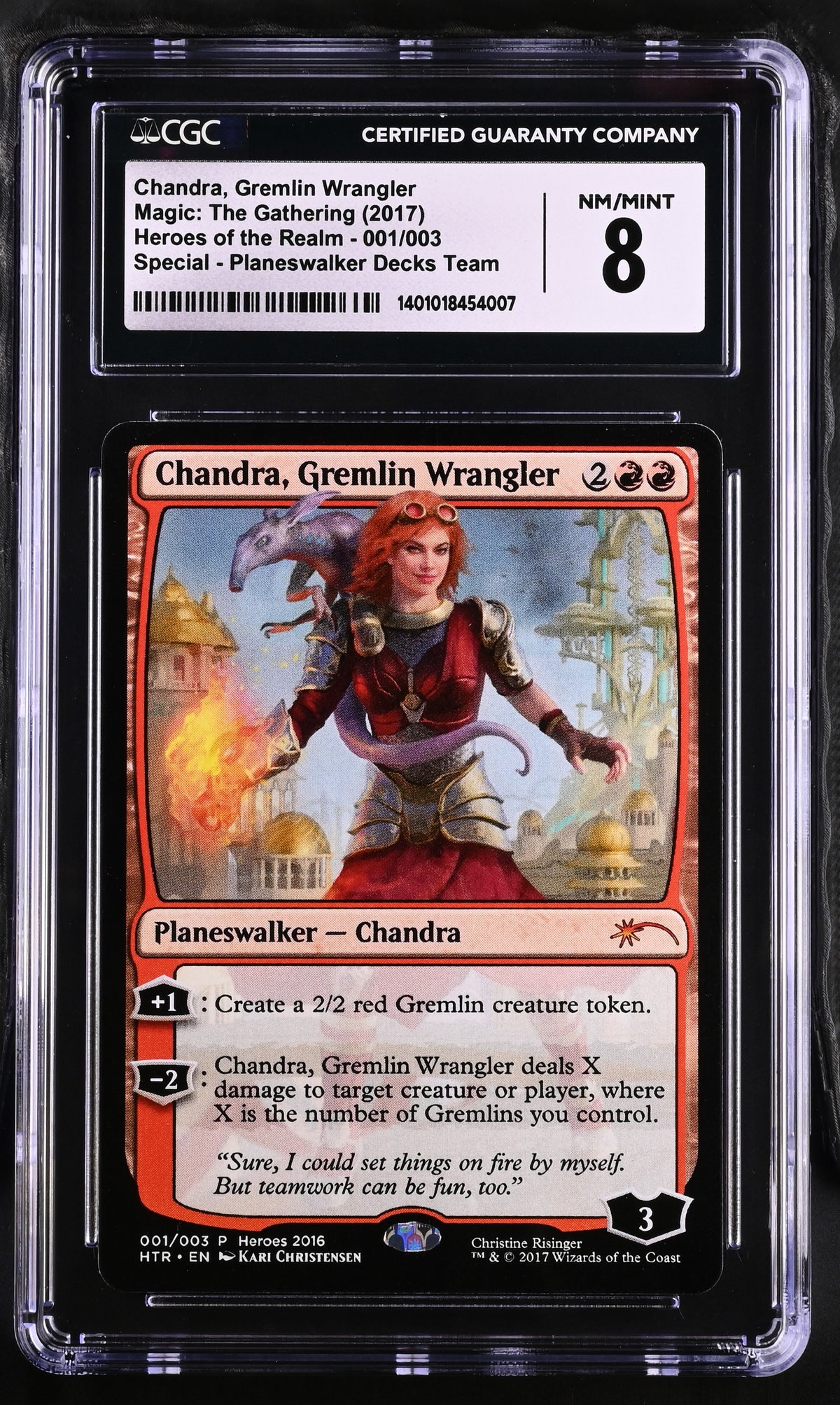 Chandra, Gremlin Wrangler - Heroes of the Realm Chandra, Gremlin Wrangler - Heroes of the Realm