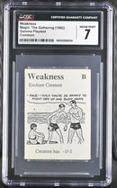 Weakness (Gamma Playtest)