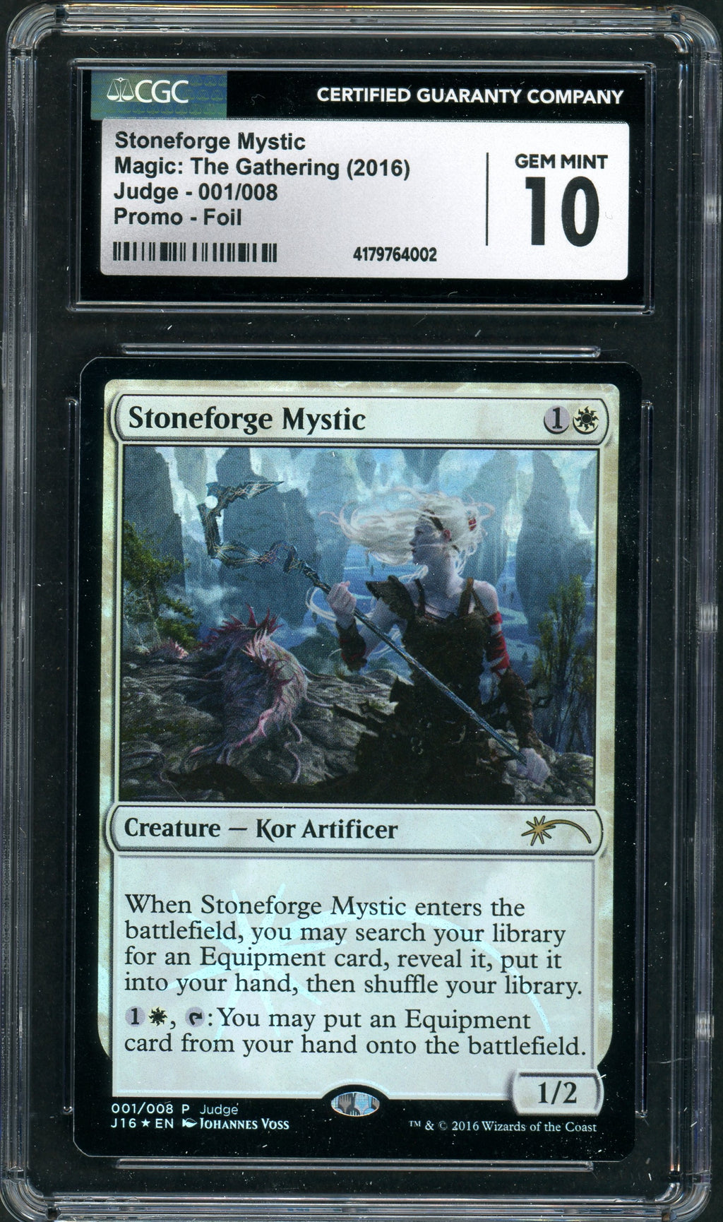 Test Print - Stoneforge Mystic Judge Foil Test Print - Stoneforge Mystic Judge Foil