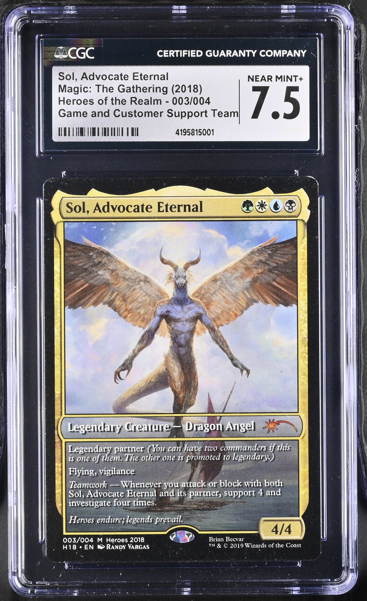 Sol, Advocate Eternal - Heroes of the Realm