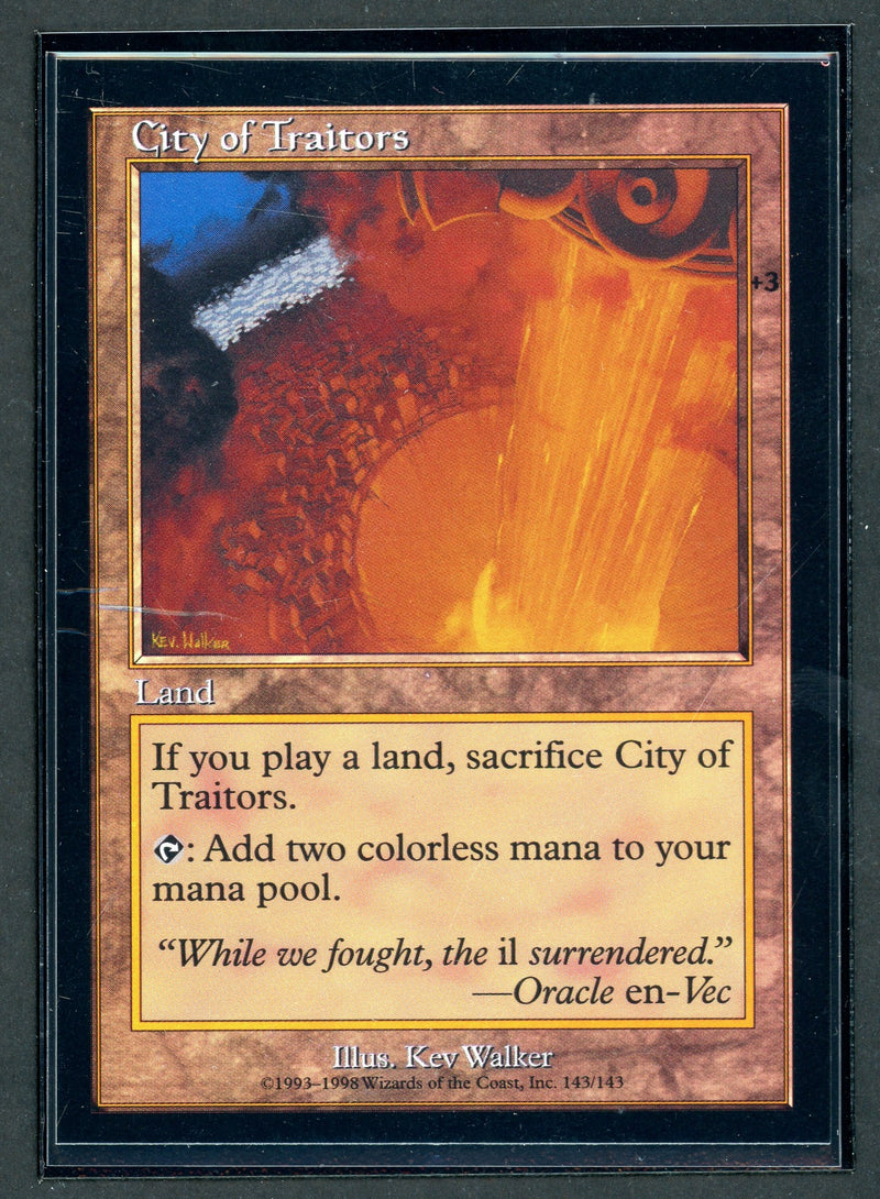 City of Traitors Foil Test Print (Square Corners)