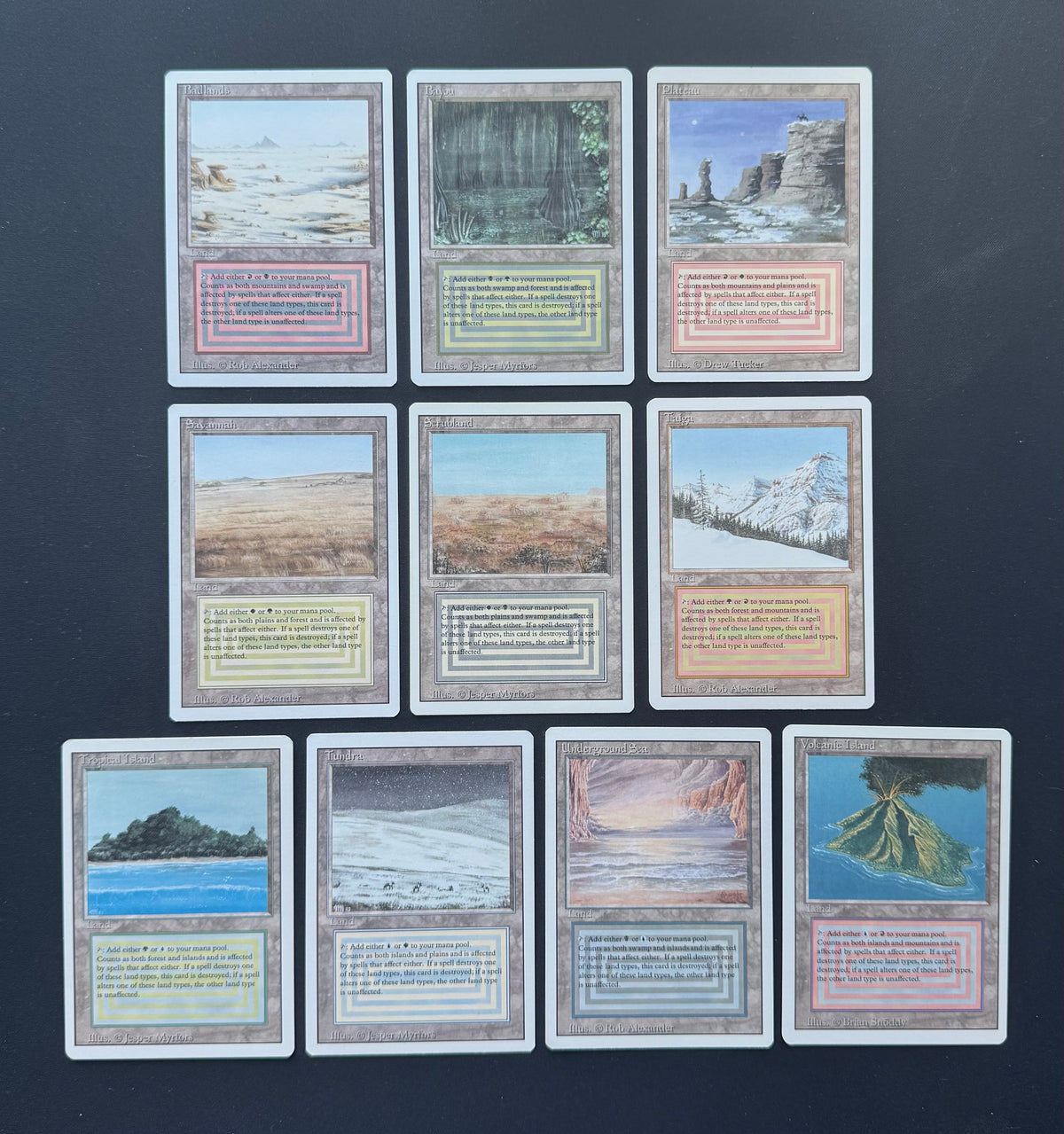 Revised Edition Dual Land Set (10 cards)