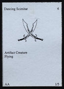 Dancing Scimitar (Arabian Nights Playtest)