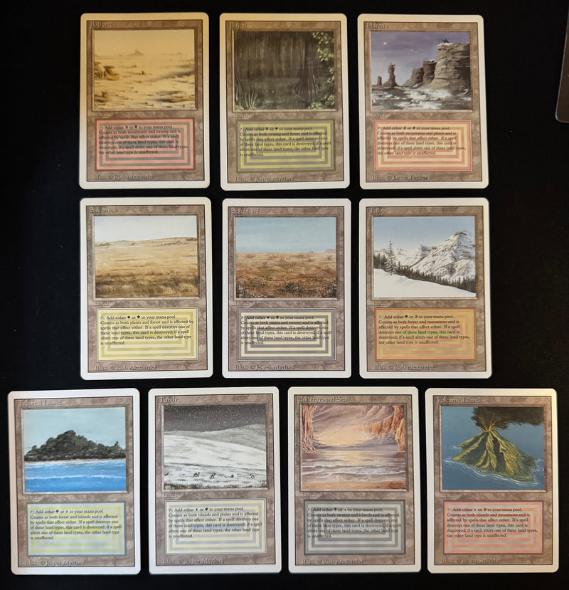 Revised Edition Dual Land Set (10 cards)