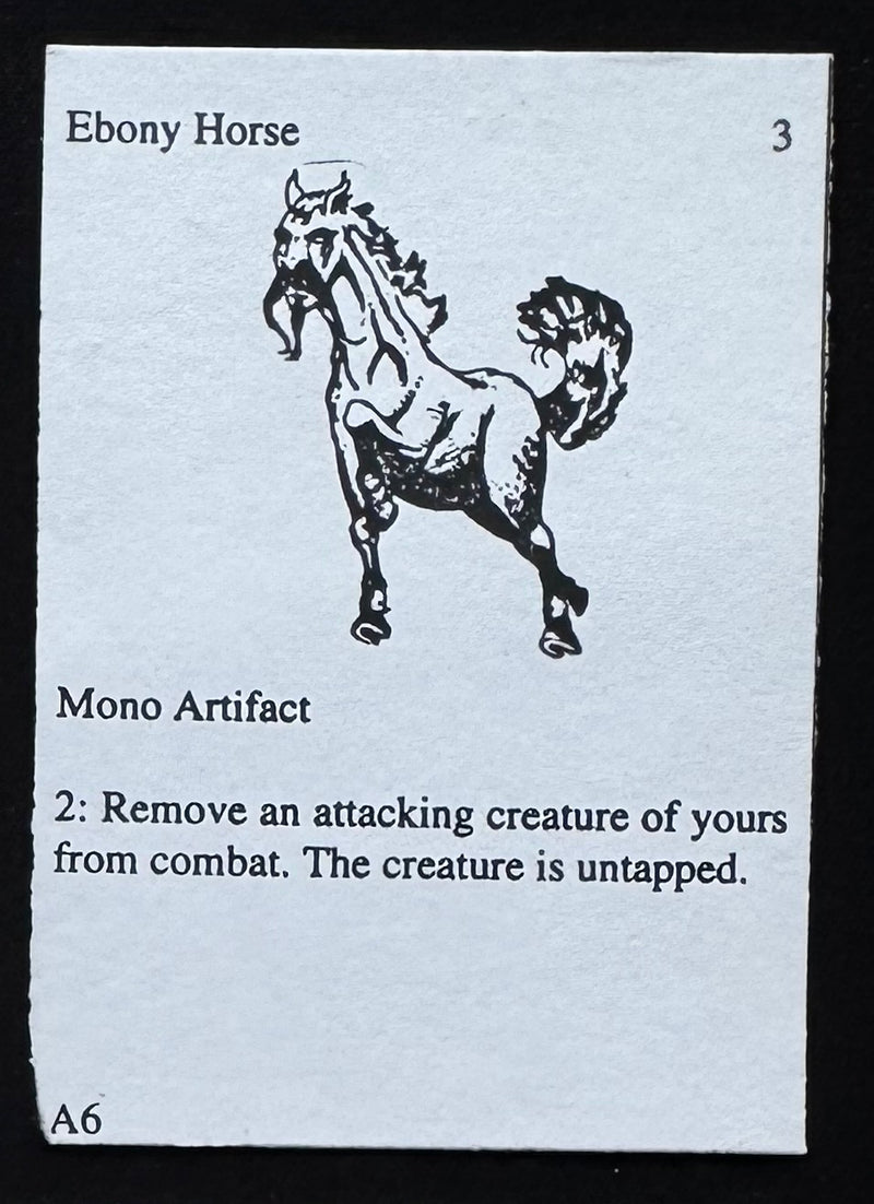 Ebony Horse (Arabian Nights Playtest)