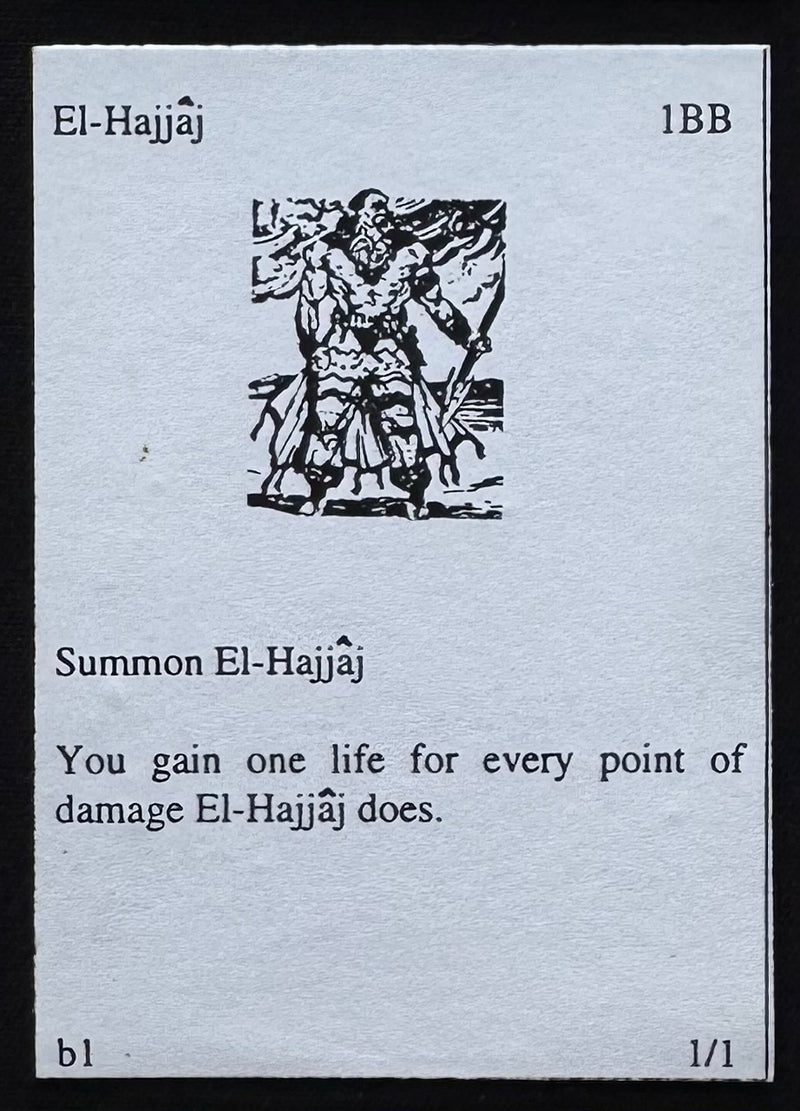 El-Hajjaj (Arabian Nights Playtest)