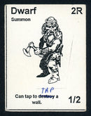 Dwarf (Epsilon Playtest)