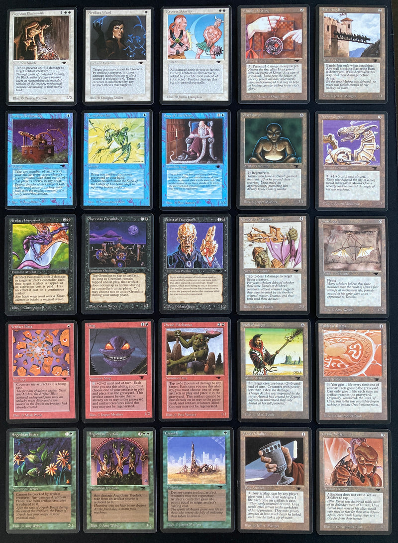 mtg antiquities cards MtG Antiquities Rare Mishra's War Machine
