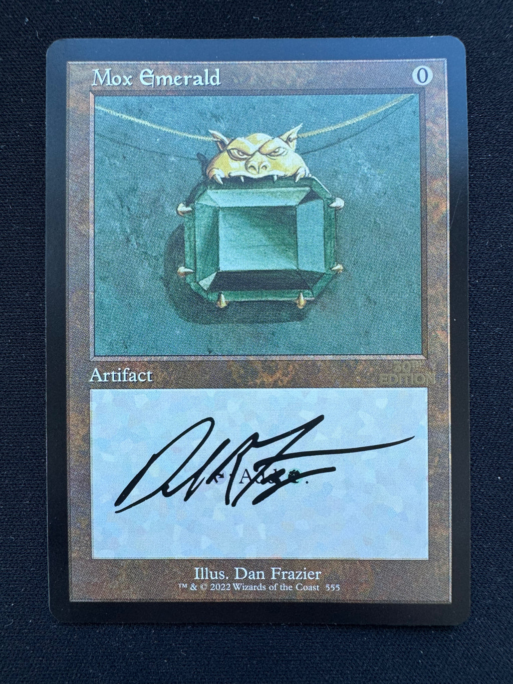 Mox Emerald - Artist Proof 30th Anniversary Edition Retro Frame
