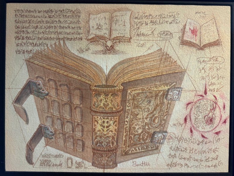 Jalum Tome Painting (2023) by Ben Hill
