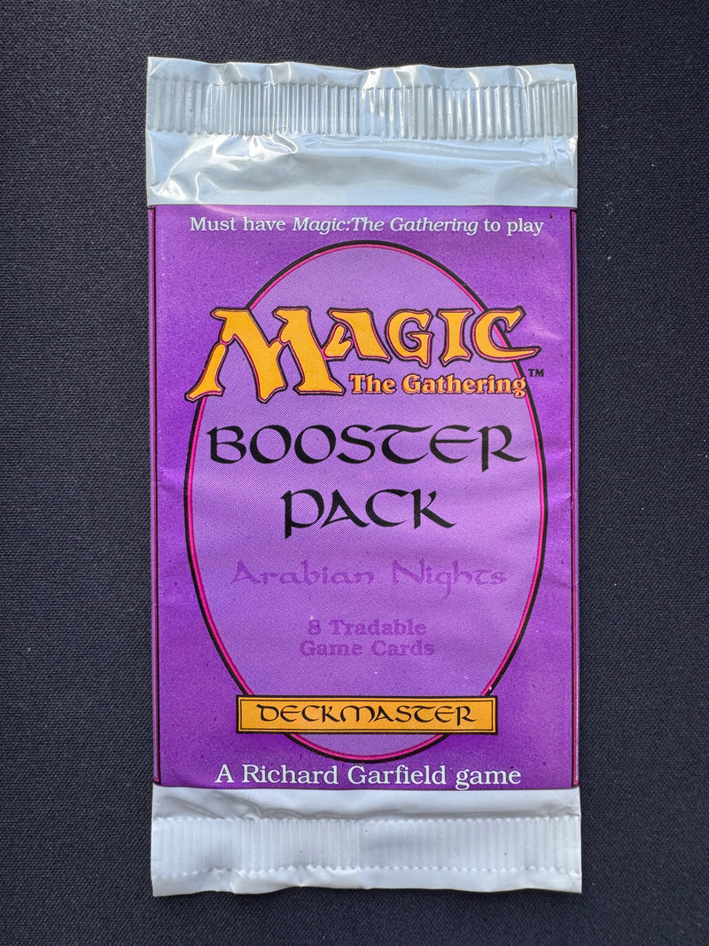 sealed arabian nights booster box Pack showcasing the rich flavor New to the hobby! Game Selection:Amalga Magenta Champions of Kamigawa