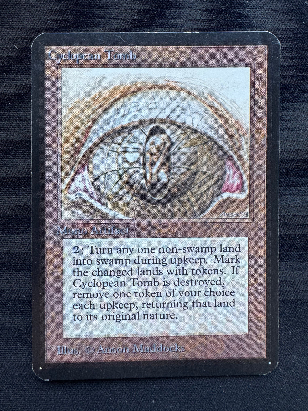 マジック：ザ・ギャザリング MTG Cyclopean Tomb LEB Inked Cyclopean Tomb MTG - Limited Edition Alpha #0 (English) | Magic
