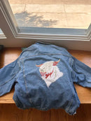 Hurloon Minotaur Embroidered Denim Jacket (1993)