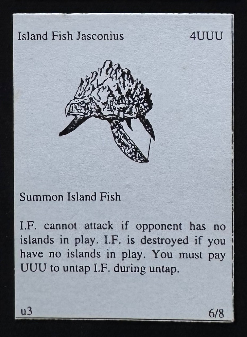 Island Fish Jasconius (Arabian Nights Playtest)