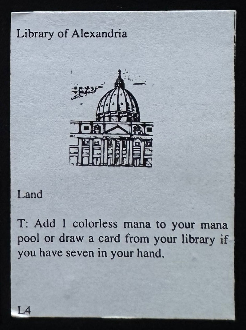 Library of Alexandria (Arabian Nights Playtest)