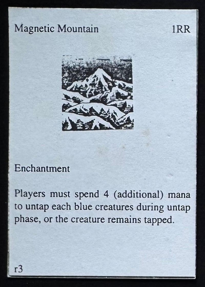 Magnetic Mountain (Arabian Nights Playtest)