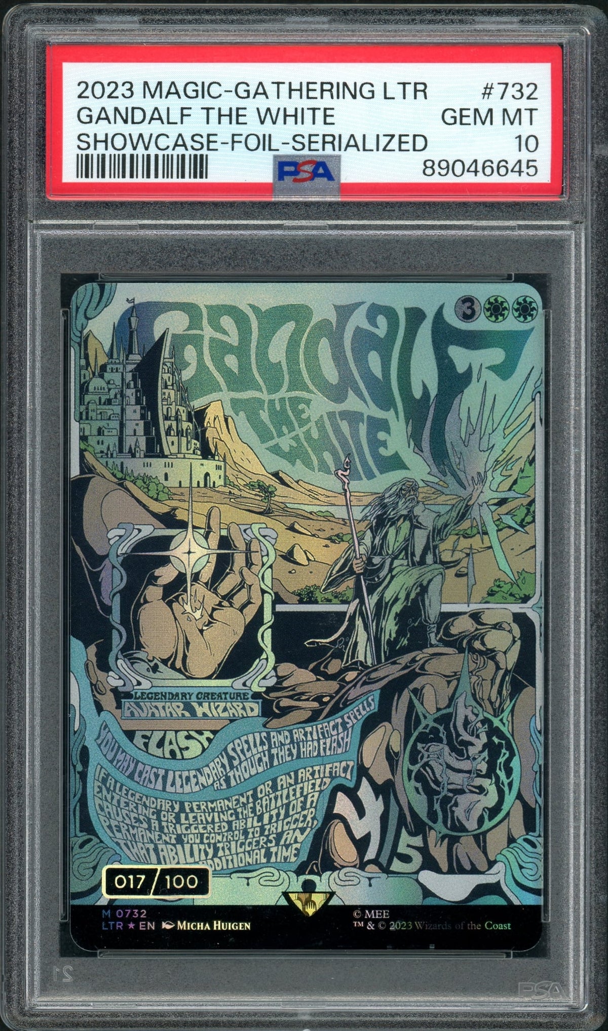 Gandalf the White (Borderless Poster) - Foil - Serialized - Lord of th Gandalf the White (Borderless Poster) - Foil - Serialized - Lord of th
