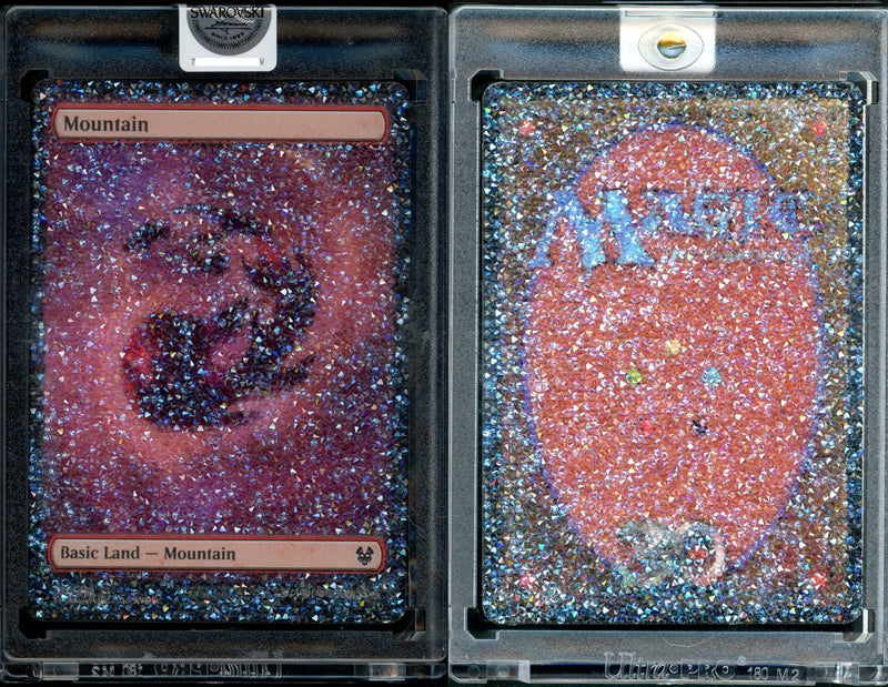 Test Print - Swarovski Crystal - Basic Land Set Final Version