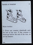 Sandals of Abdallah (Arabian Nights Playtest)