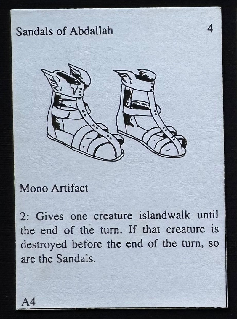 Sandals of Abdallah (Arabian Nights Playtest)