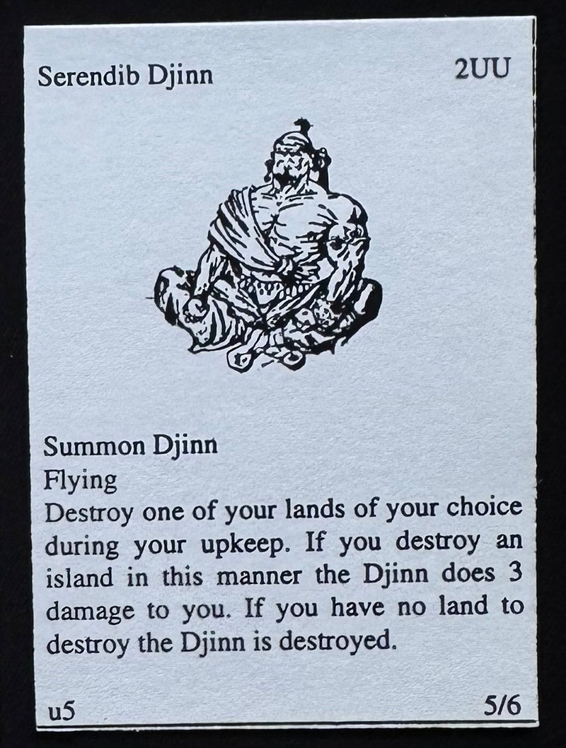 Serendib Djinn (Arabian Nights Playtest)