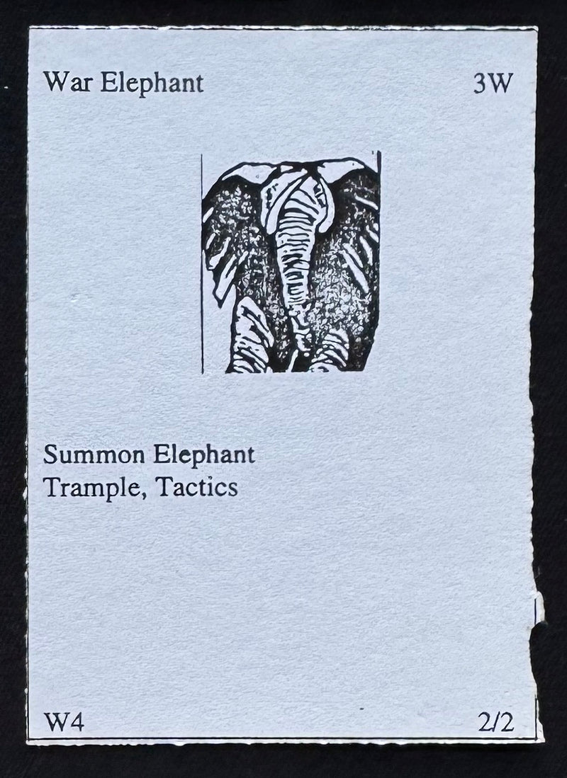 War Elephant (Arabian Nights Playtest)