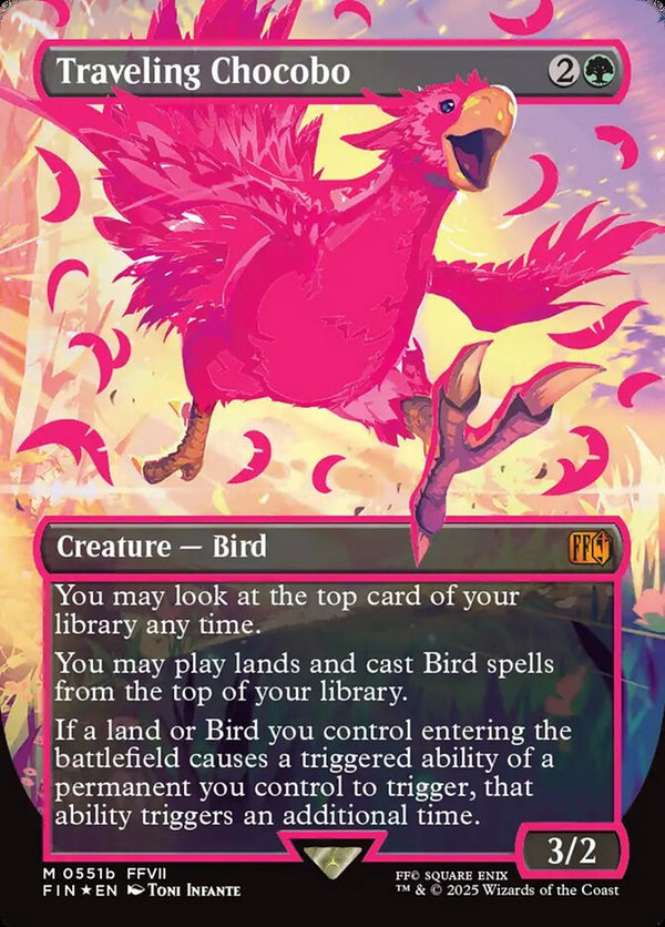 Traveling Chocobo - Pink (FIN)