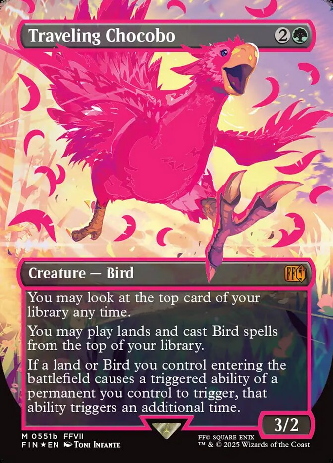 Traveling Chocobo - Pink (FIN)
