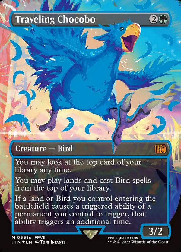 Traveling Chocobo - Blue (FIN)