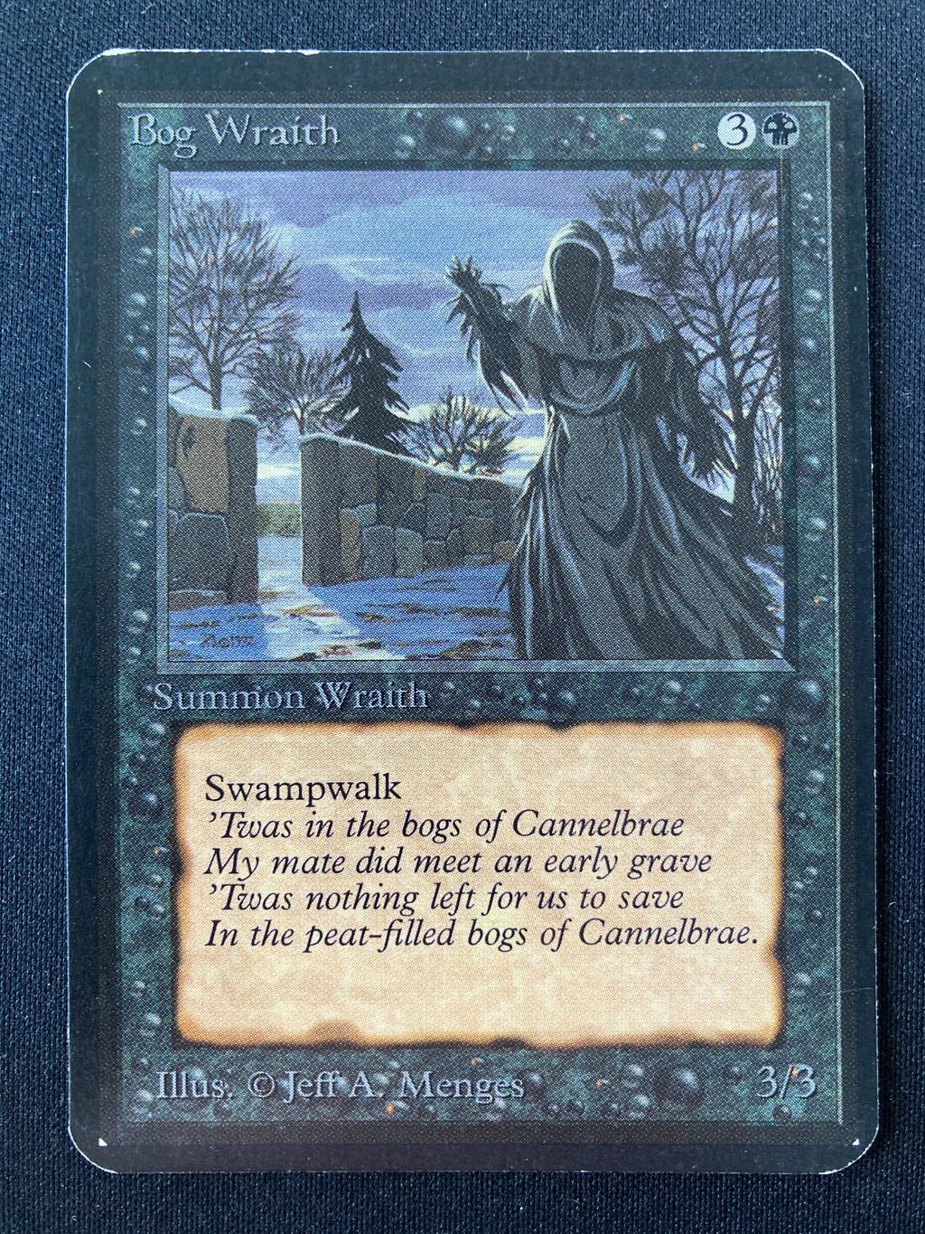wraith mtg cards Is there a card that turns creatures into wraiths? the Ring tempts you.Whenever the Ring tempts you Bog Wraith - Alpha Edition